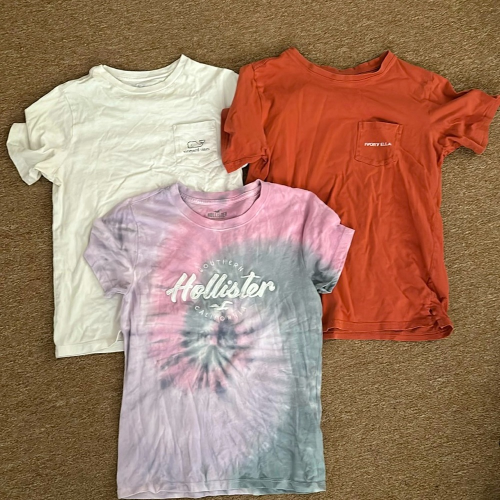 Three t-shirts